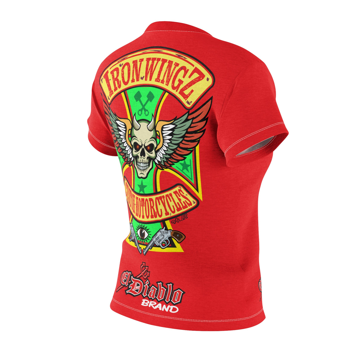 Women's Cut IronWingZ Custom Motorcycles Graphic Tee — HiviZ Graphics
