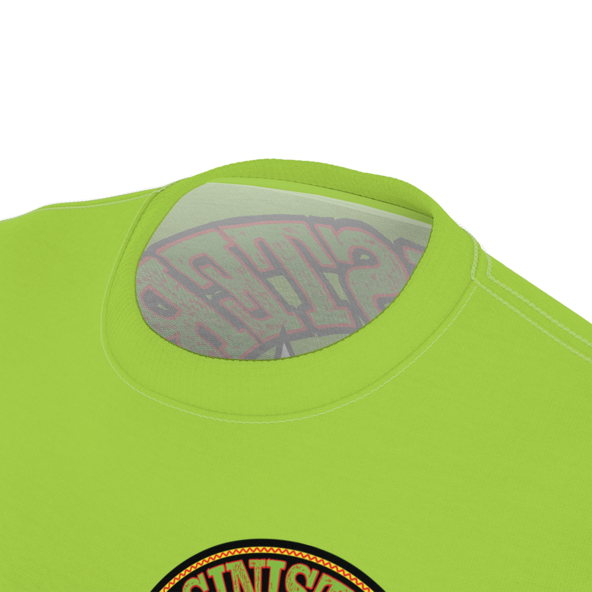 SRT Sinister Choppers HIVIZ GREEN SPECIAL SUPER RIDING TEE— Ride Cool, Look Cool in our Best Super Tee