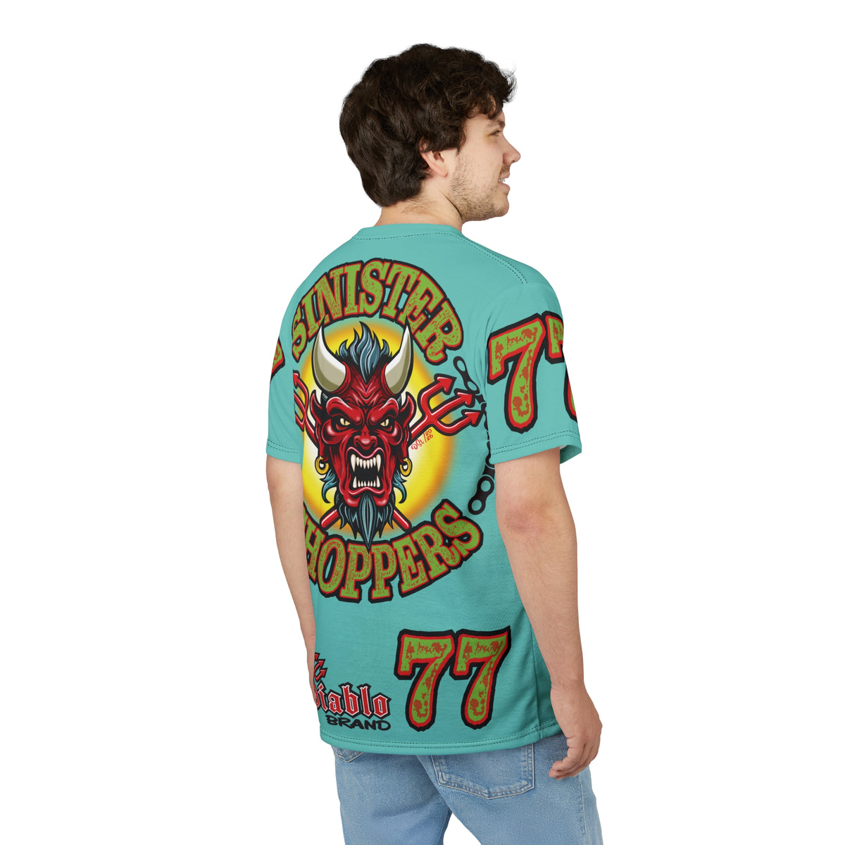 Sinister Choppers BLACKHAWK MIAMI SPECIAL SUPER T— Ride Cool, Look Cool in our Best Super Tee