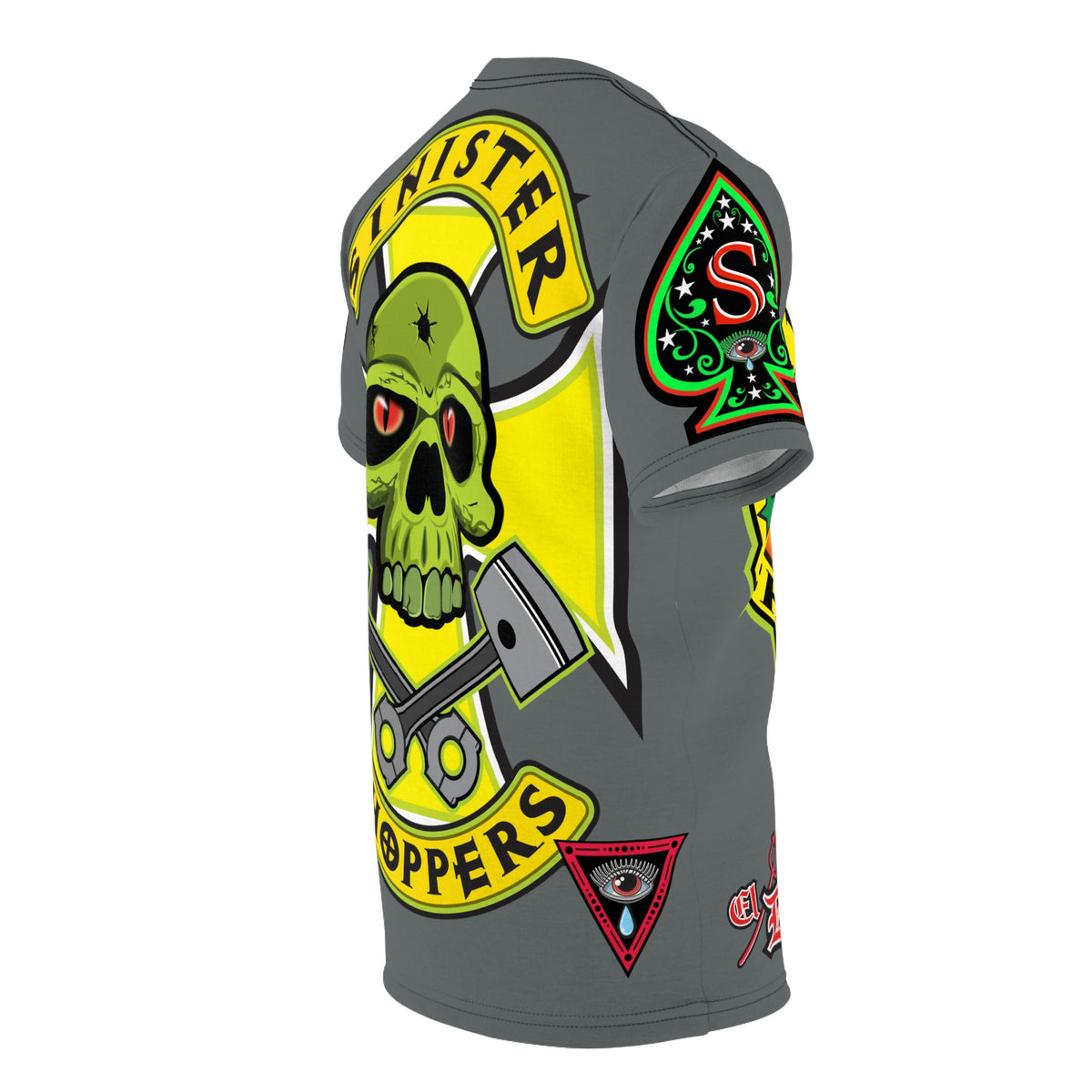Sinister Choppers Rebel Rider HiViz Super Tee
