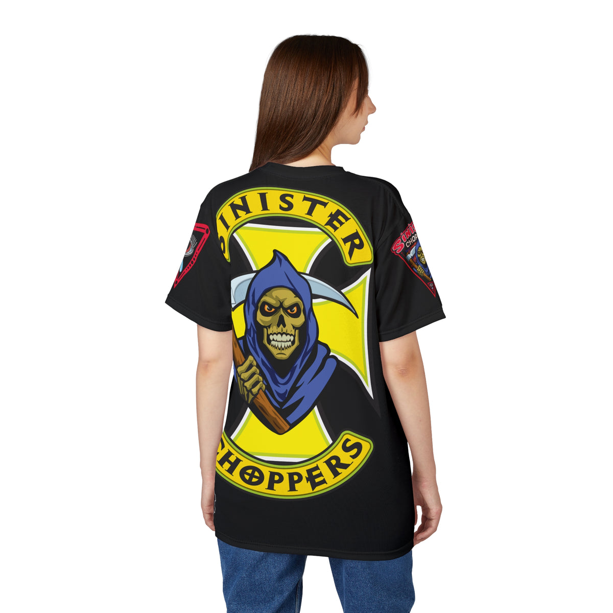 Sinister Choppers HiViz Custom Motorcycle Super Tee - High Performance Riding Wear