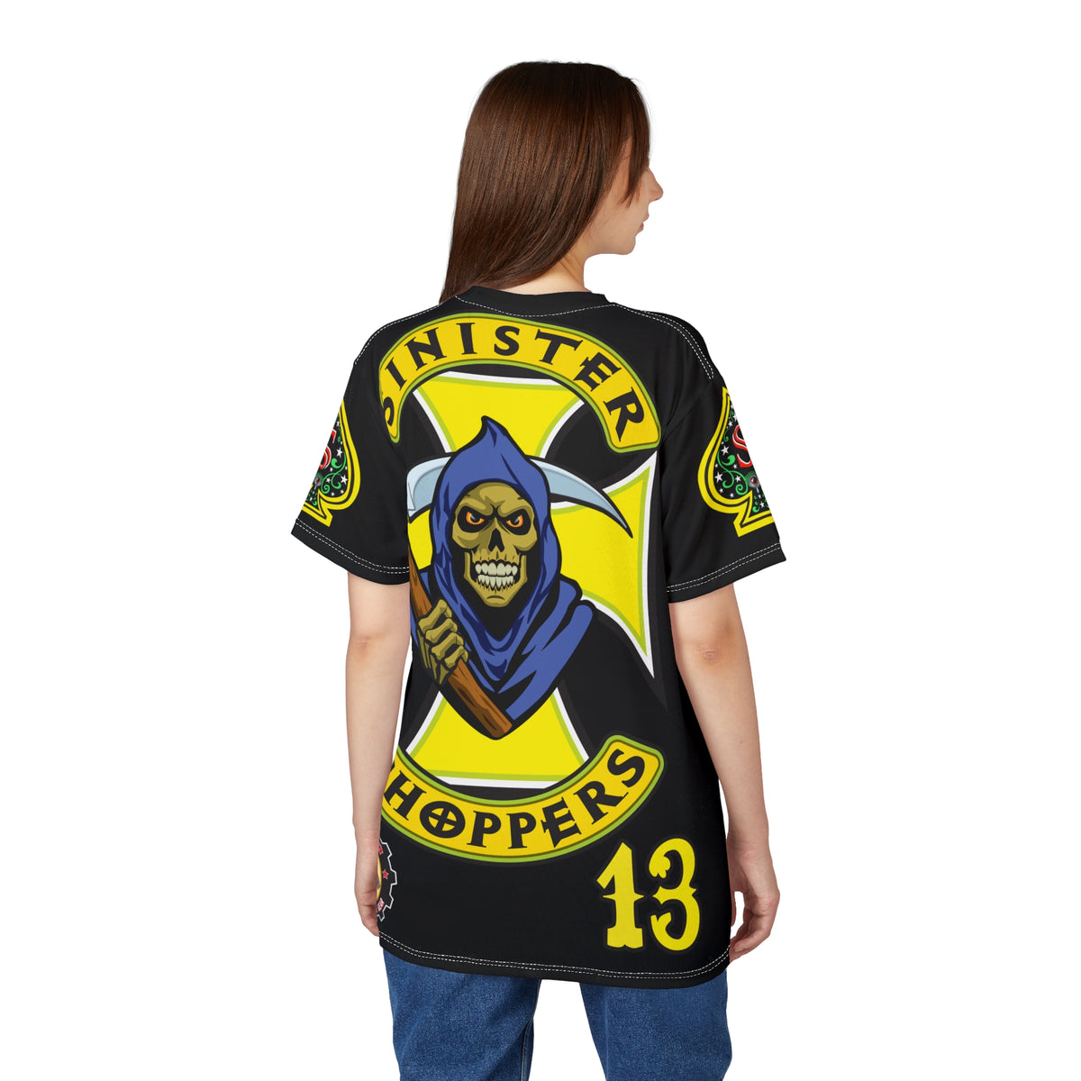 Sinister Choppers Custom Motorcycles -  HiViz Custom Reaper Super Tee - High Performance Riding Wear