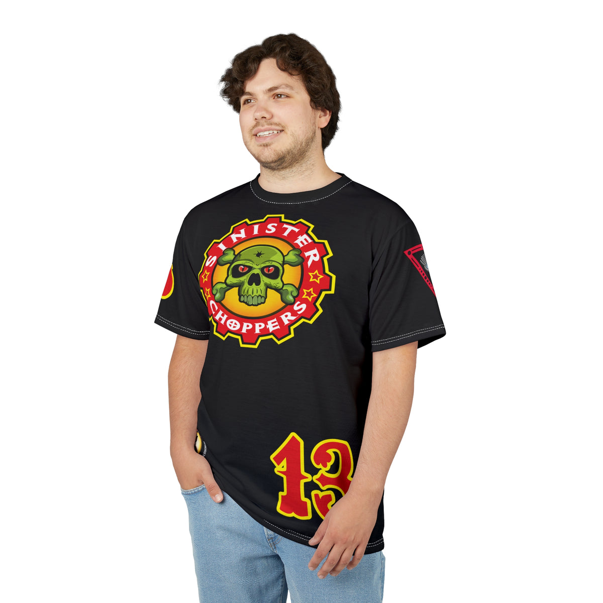SRT Sinister Choppers  Super Tee - Clean, Beautiful, Design - Outrageous Biker Gear