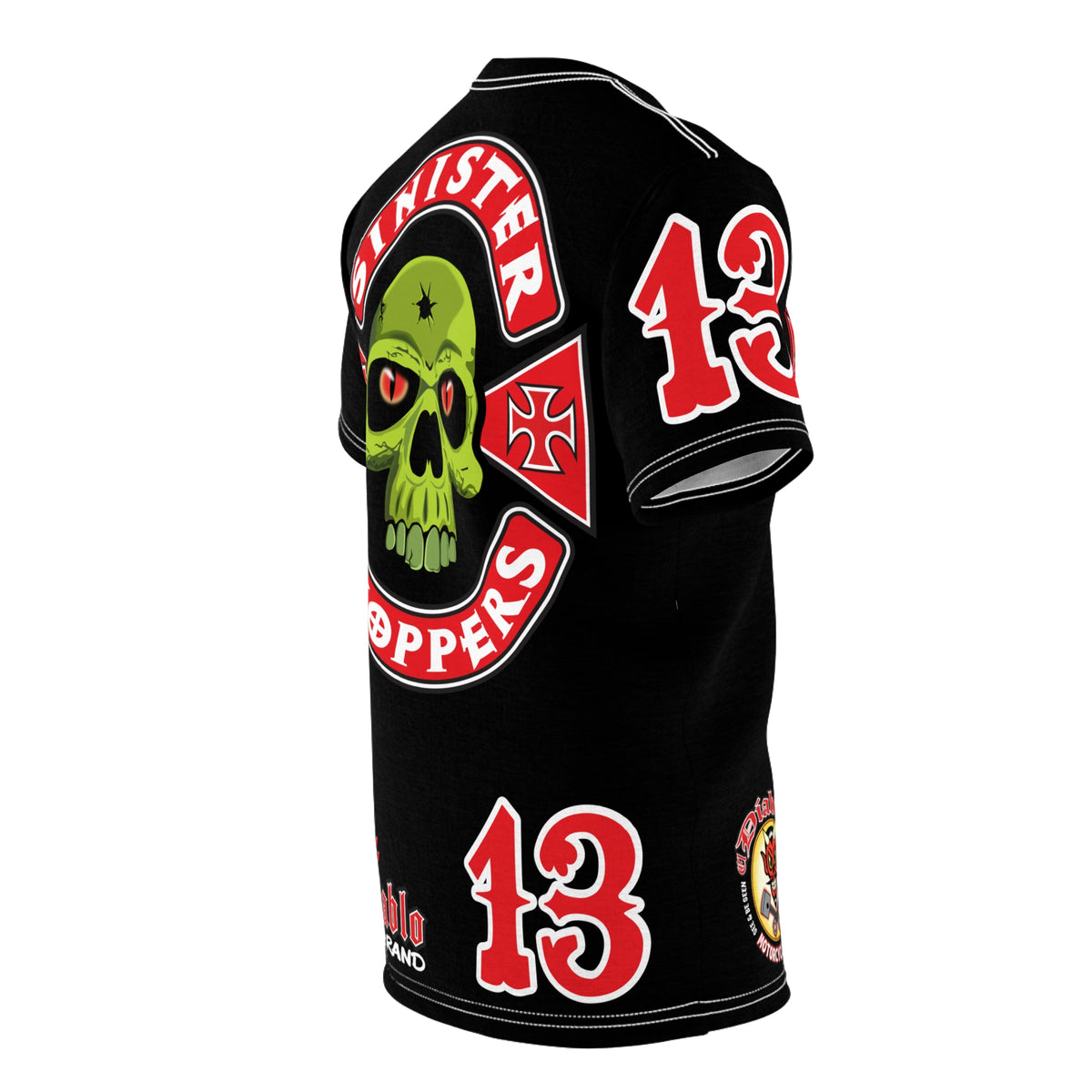 SRT Sinister Choppers  Super Tee - Clean, Beautiful, Design - Outrageous Biker Gear