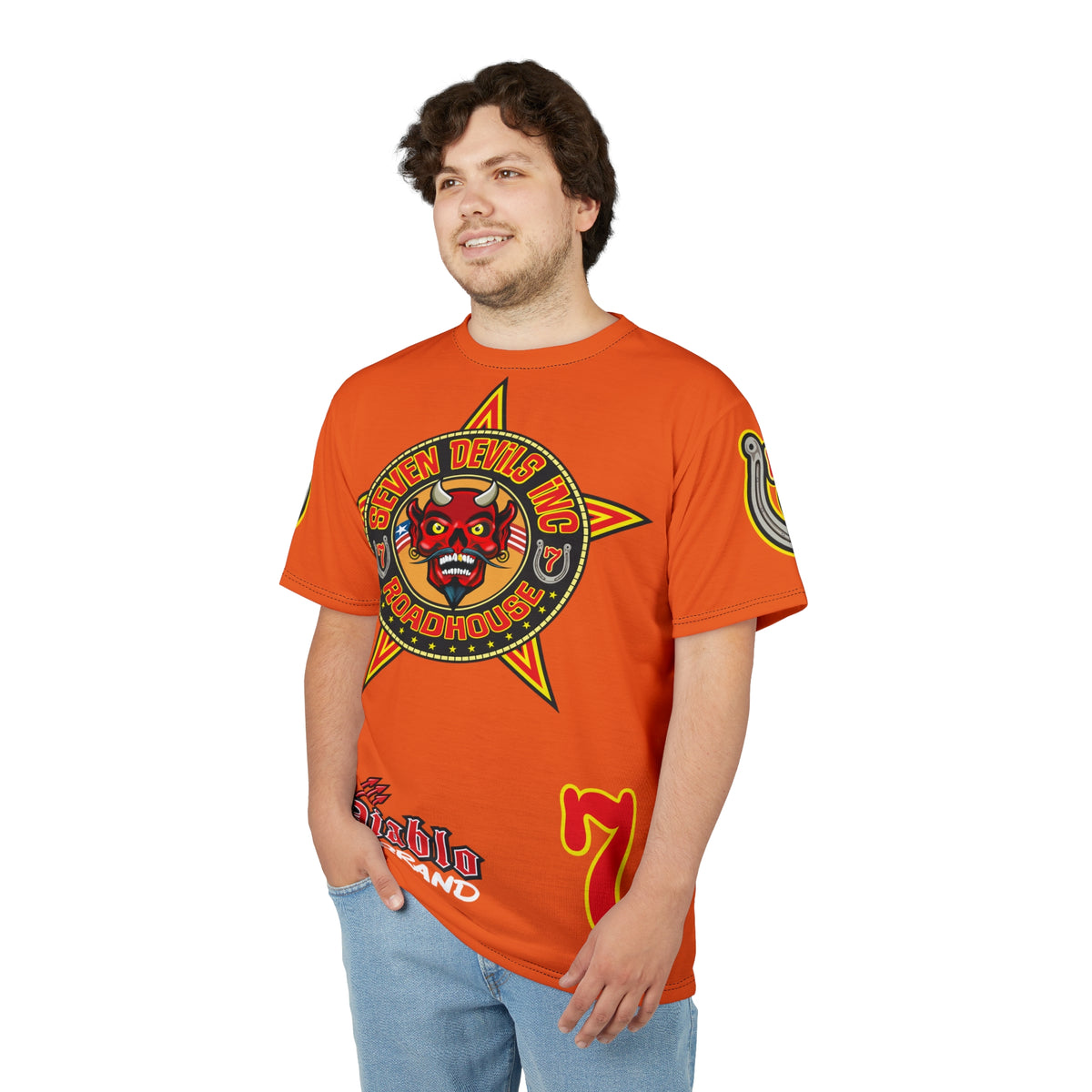 Seven Devils Inc. Roadhouse Graphic Tee - Motorcycle Custom Riding Super Tee
