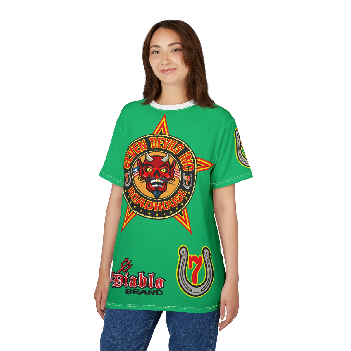 Copy of Seven Devils Inc. Roadhouse Graphic Tee - Motorcycle Custom Riding Super Tee