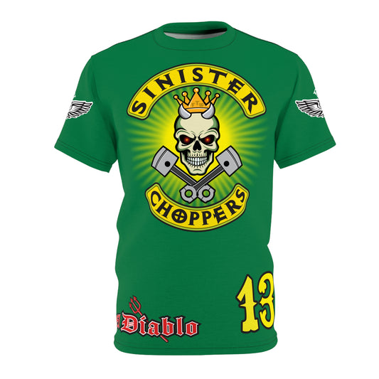 Sinister Choppers HiViz Super Tee - Custom Designed Motorcycle Riding Gear