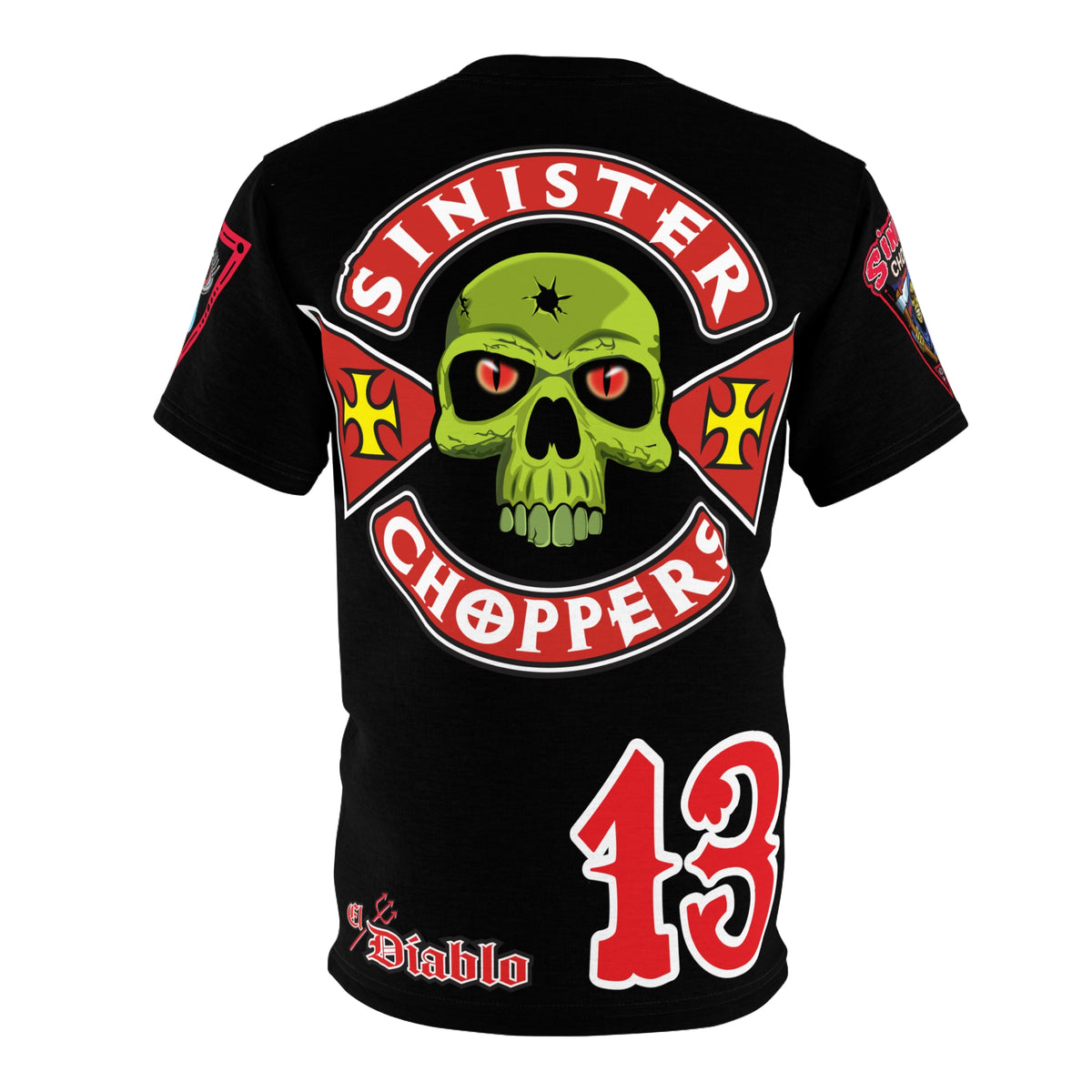 Sinister Choppers HiViz Super Tee - Outrageous Biker Gear