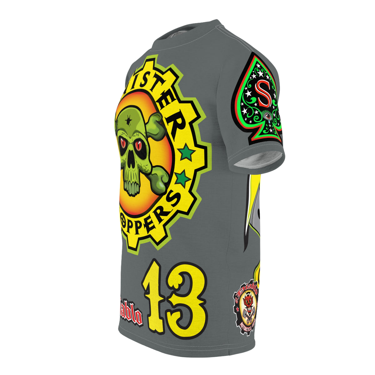 Sinister Choppers Rebel Rider HiViz Super Tee