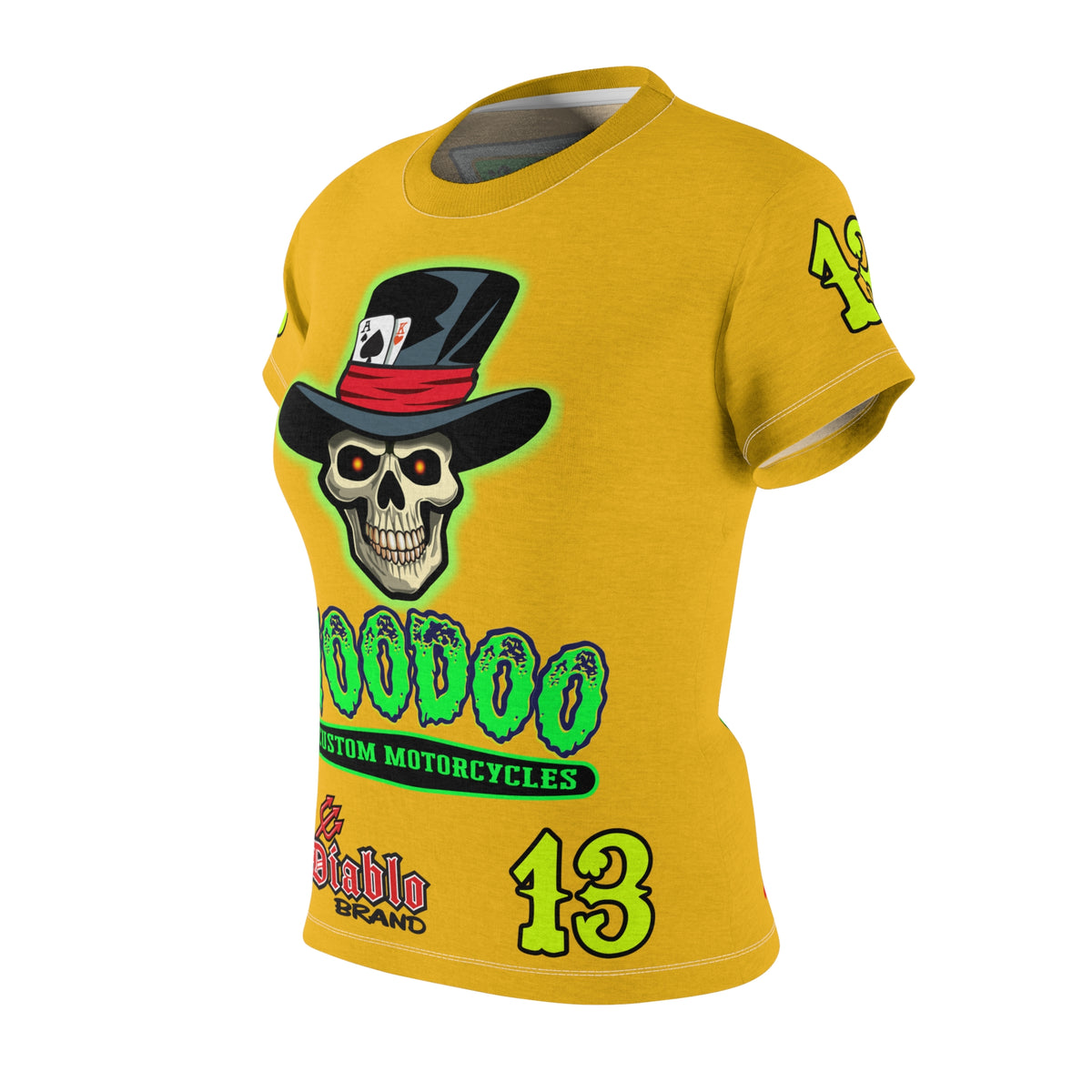 Women's Cut VooDoo Custom Motorcycles Graphic Tee — HiviZ Graphics