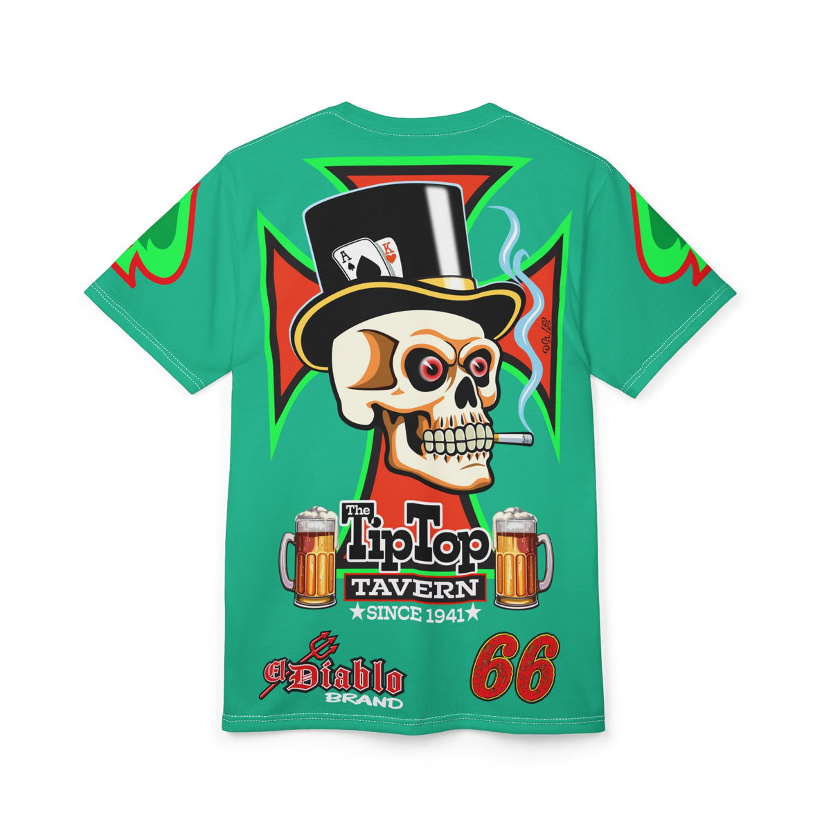 Tip Top Tavern Dive Bar Super Tee - America's Best Dive Bar, Bikes Beers Babes & Bros. - Biker Bar Tee