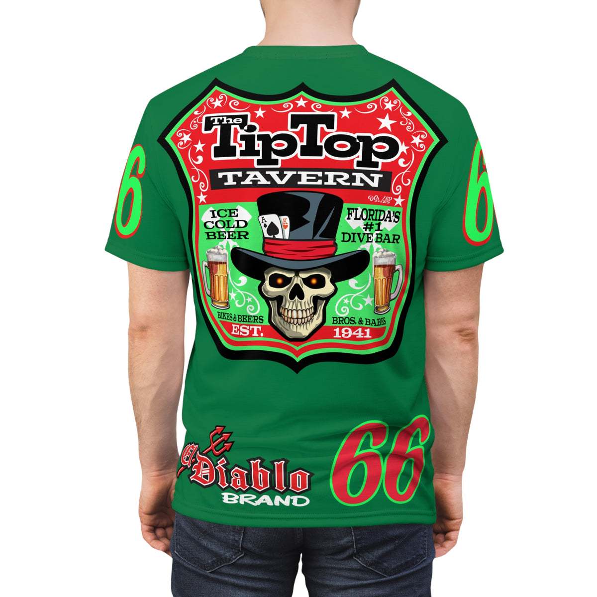 Tip Top Tavern Dive Bar Super Tee - America's Best Dive Bar - Bikes Beers Babes & Bros. -Remembering Jesse Biker Bar Tee