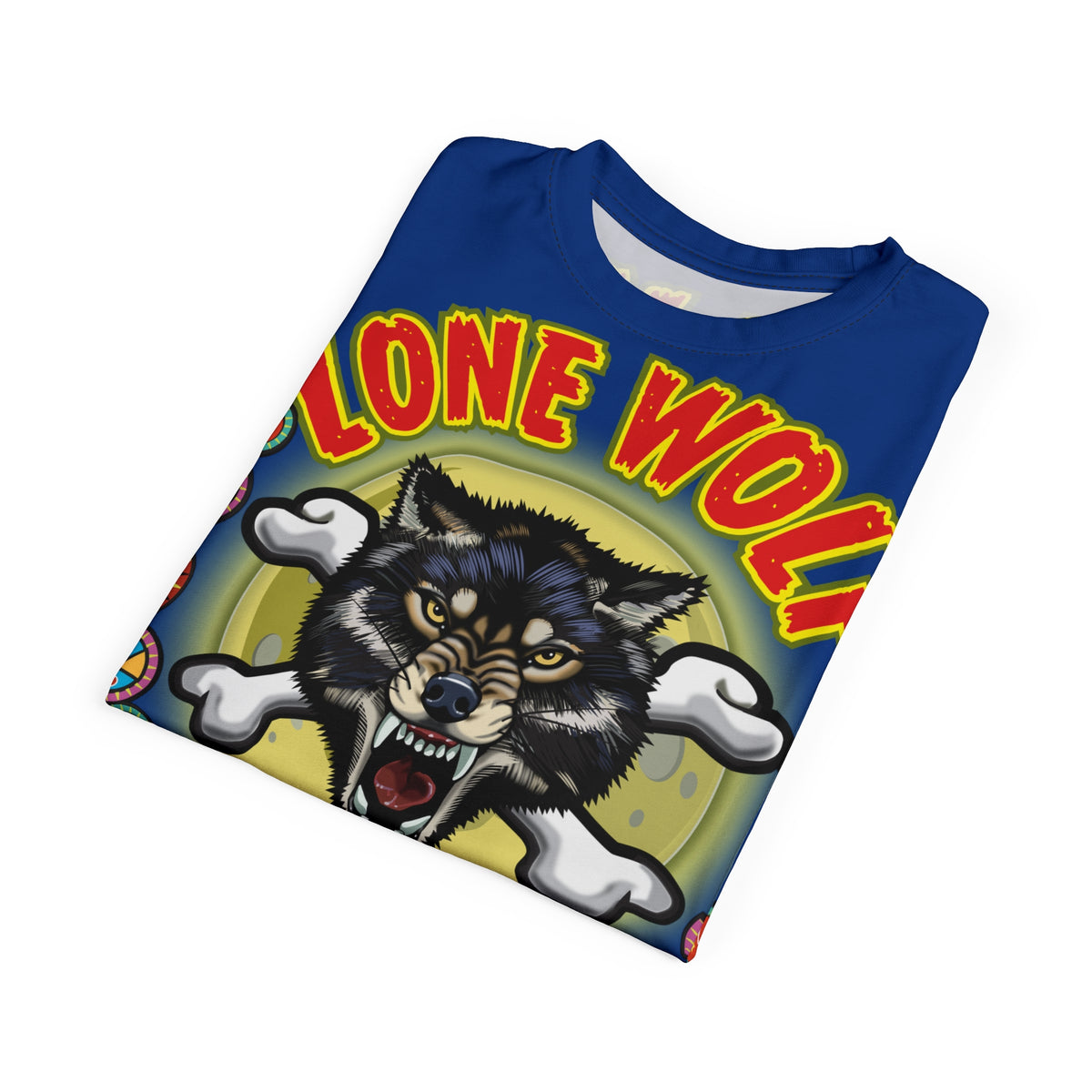Lone Wolf Nomad HiViz Super Tee - Special Design for Independent No Club Riders
