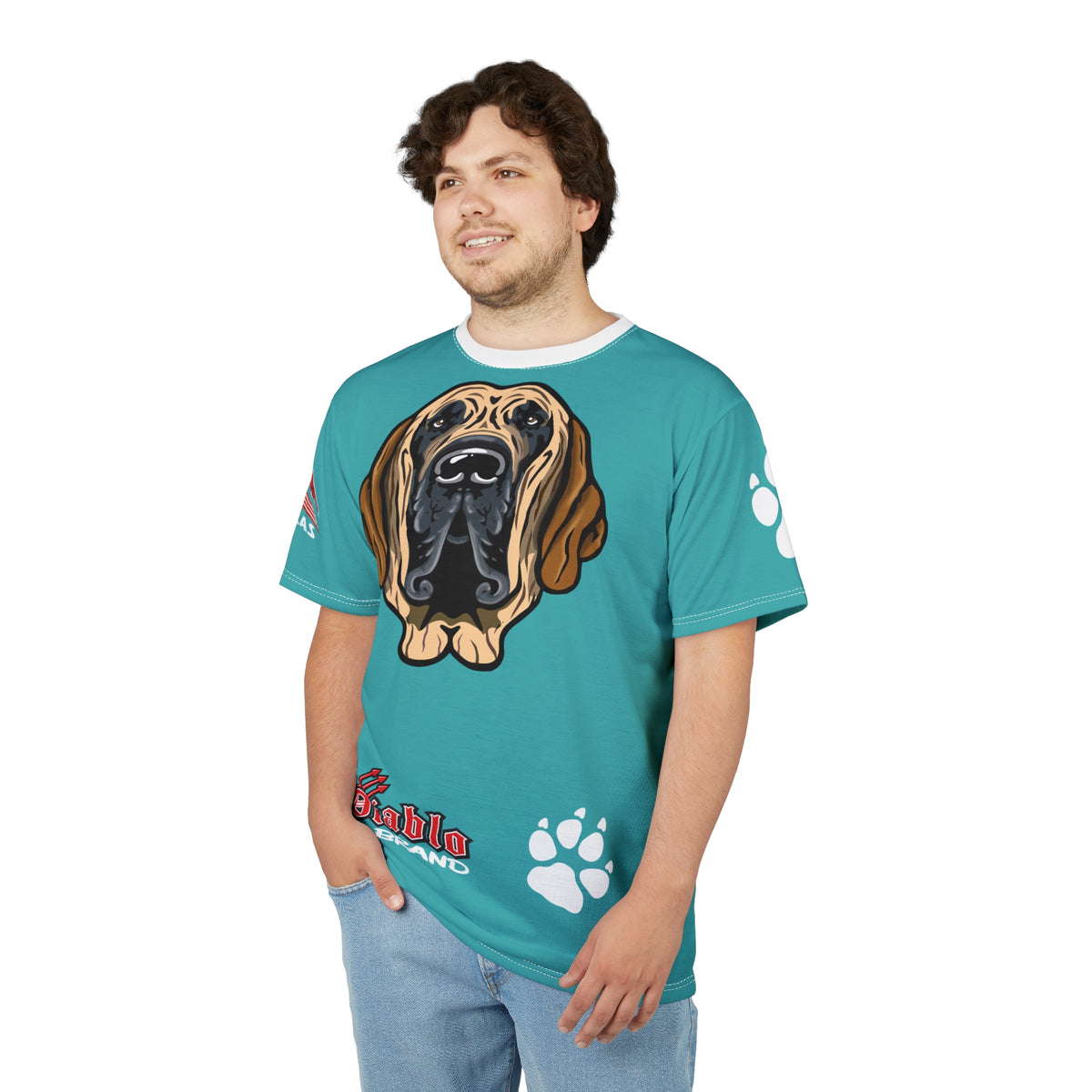 Copy of Country Rock Filas Graphic Super Tee — El Diablo Brand Paw Print T-Shirt 4Braylee