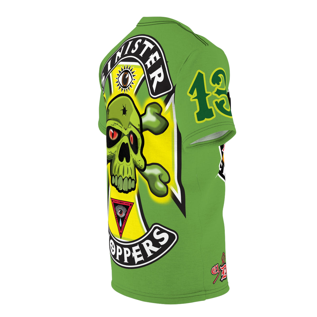 Sinnister Choppers FHiViz HiViz Motorcycle Riders Super Tee