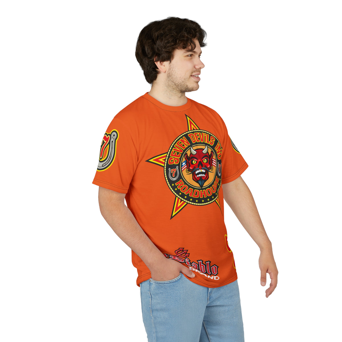Seven Devils Inc. Roadhouse Graphic Tee - Motorcycle Custom Riding Super Tee