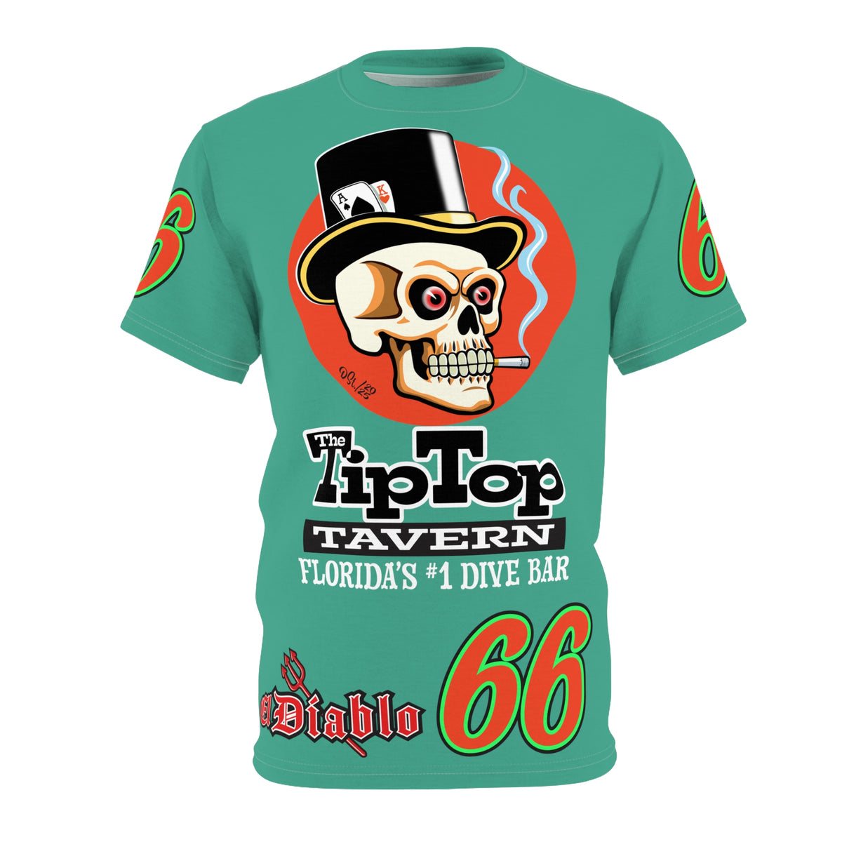 SRT Tip Top Tavern Dive Bar Super Riding Tee - America's Best Dive Bar, Bikes Beers Babes & Bros. - Biker Bar Tee