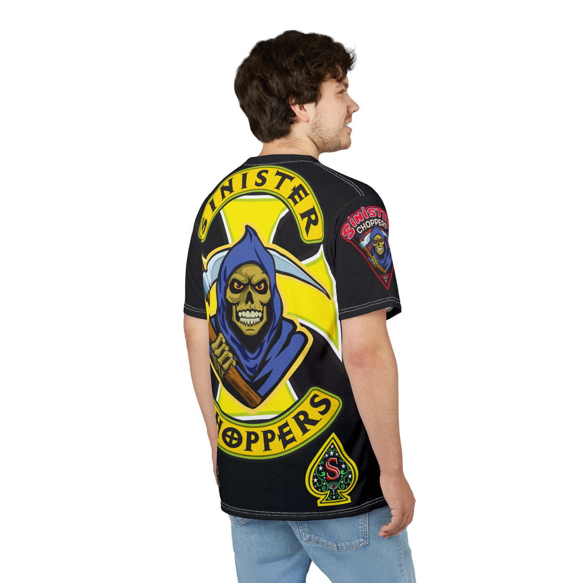 Sinister Choppers - Reaper - HiViZ Super Tee - See & Be Seen - Spectacular Custom Motorcycle Riding Gear