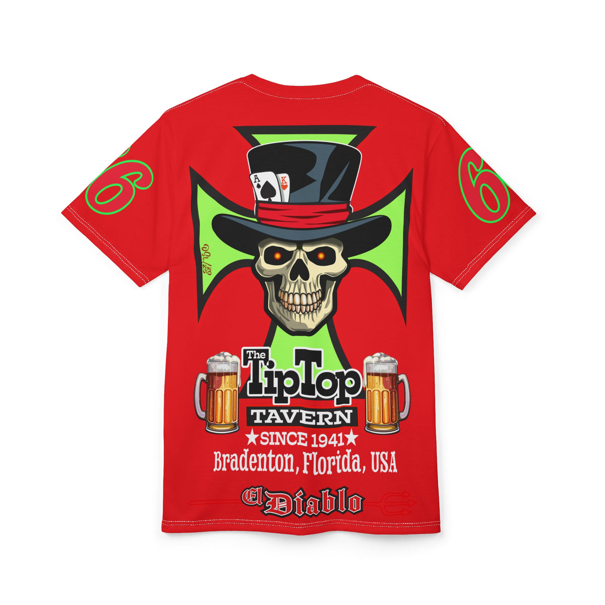 Tip Top Tavern Dive Bar Super Tee (*Limited Edition) - America's Best Dive Bar, Bikes Beers Babes & Bros. - Honouring Biker Bar Tee