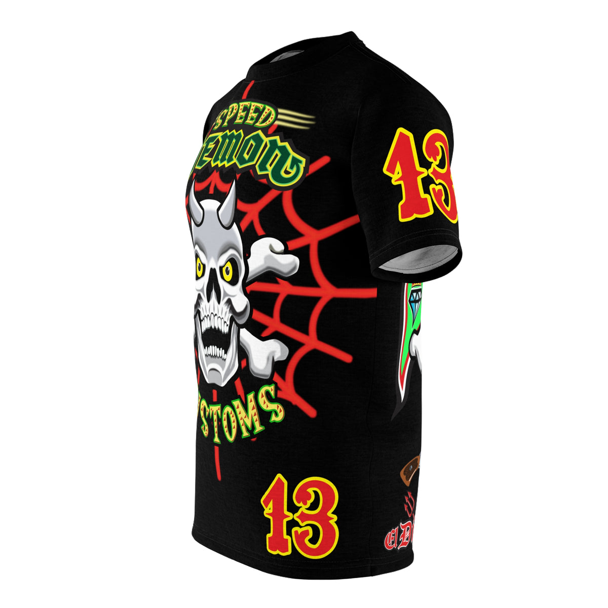 Speed Demon HiViZ Riding Super Tee - Superior Riding Comfort- The Intimidator