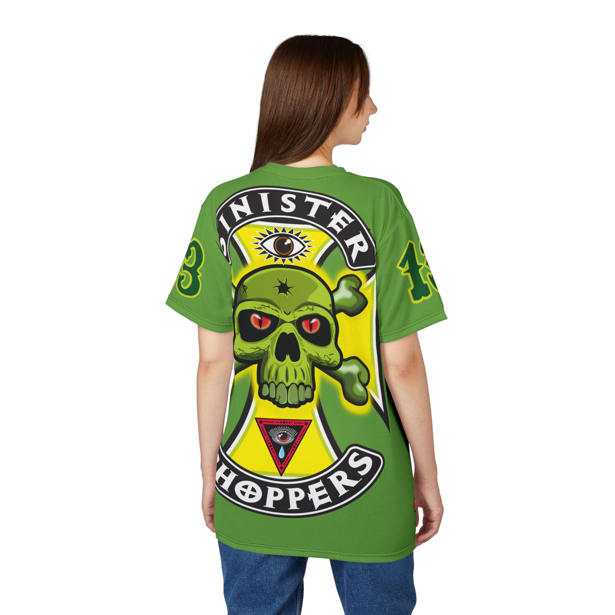 Sinnister Choppers FHiViz HiViz Motorcycle Riders Super Tee
