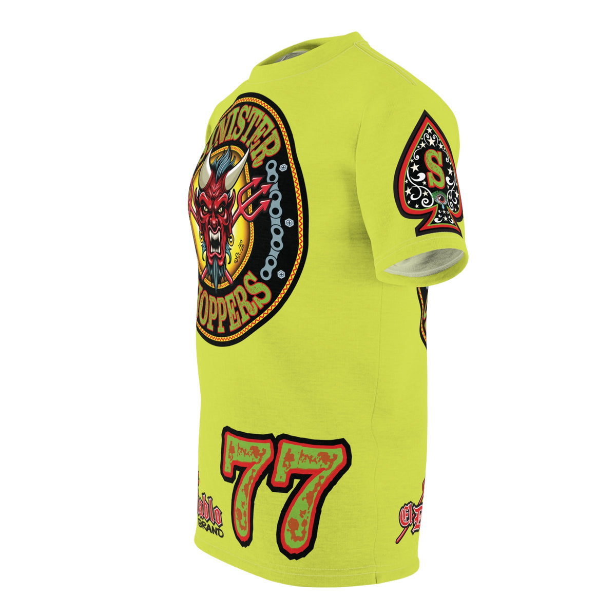 VERY Special Sinister Choppers BIG D HIVIZ Super TEE— Ride Cool Look Cool in our Best Super Tee