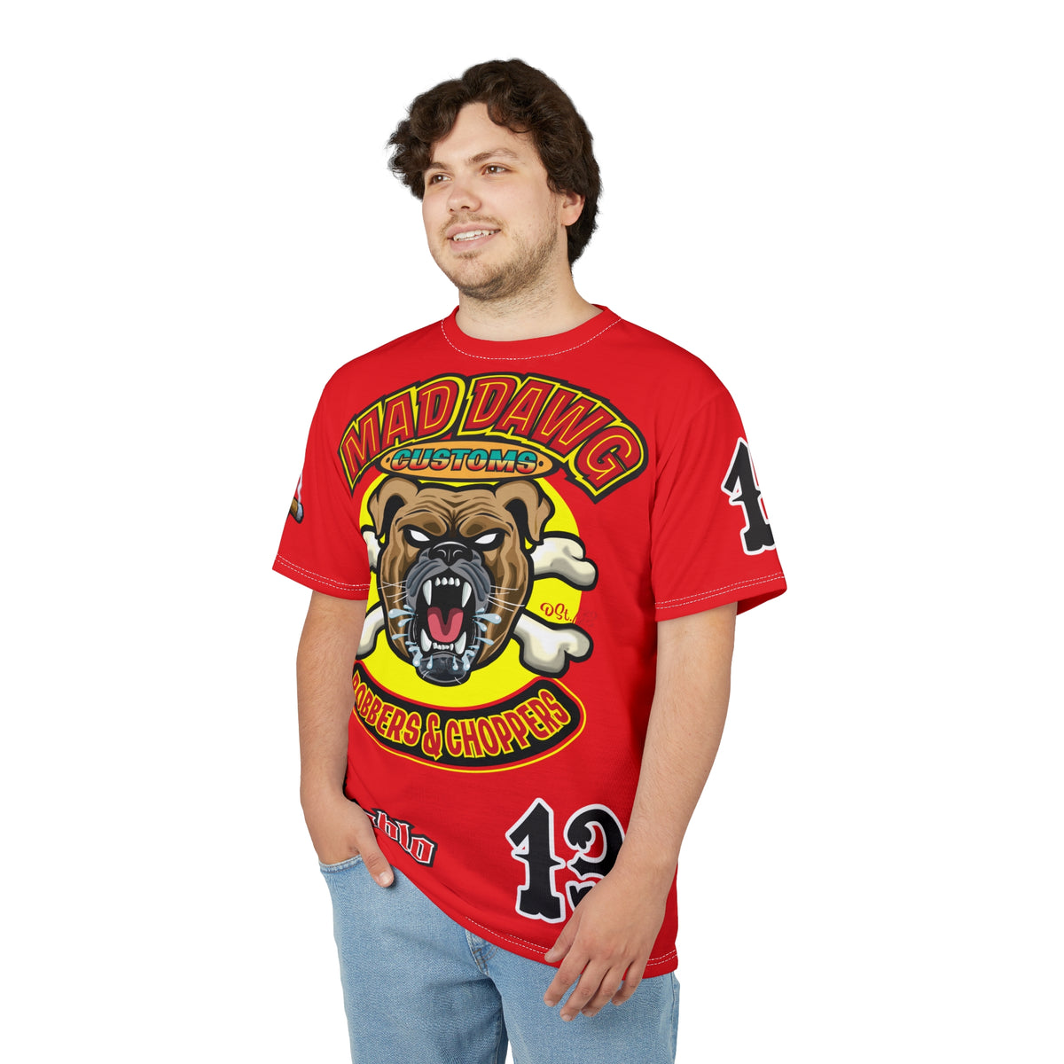 Mad Dawg Choppers & Bobbers Custom Motorcycle Super Tee