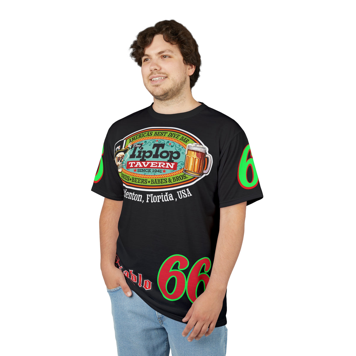 Tip Top Tavern Dive Bar Super Tee - America's Best Dive Bar - Bikes Beers Babes & Bros. - Biker Bar Tee
