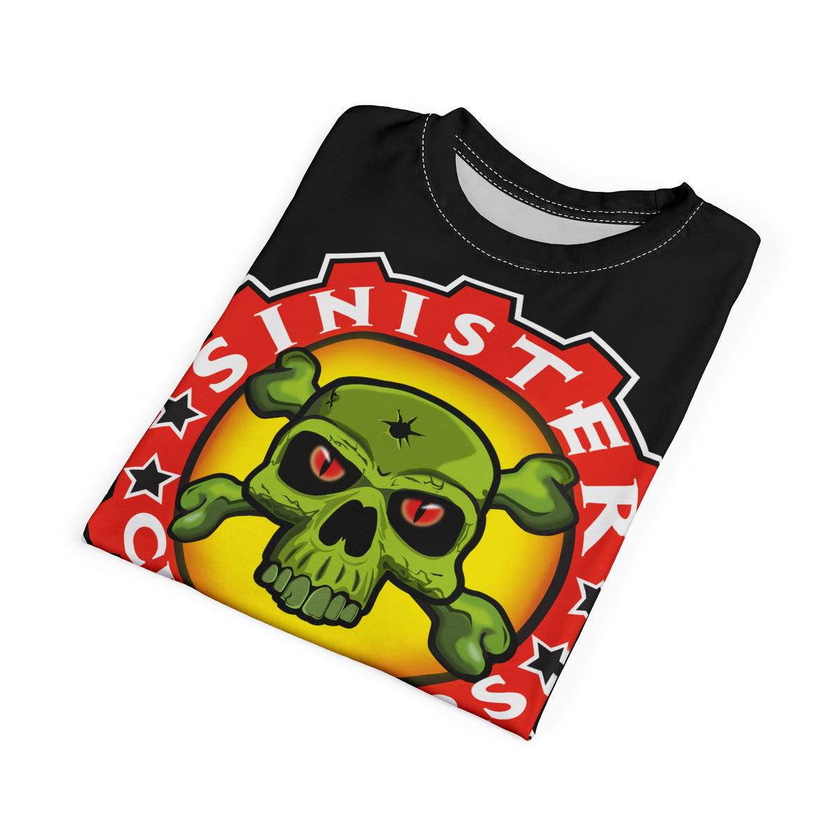 Sinister Choppers - BAD in BLACK - HiViz Custom Super Tee - High Performance Riding Wear