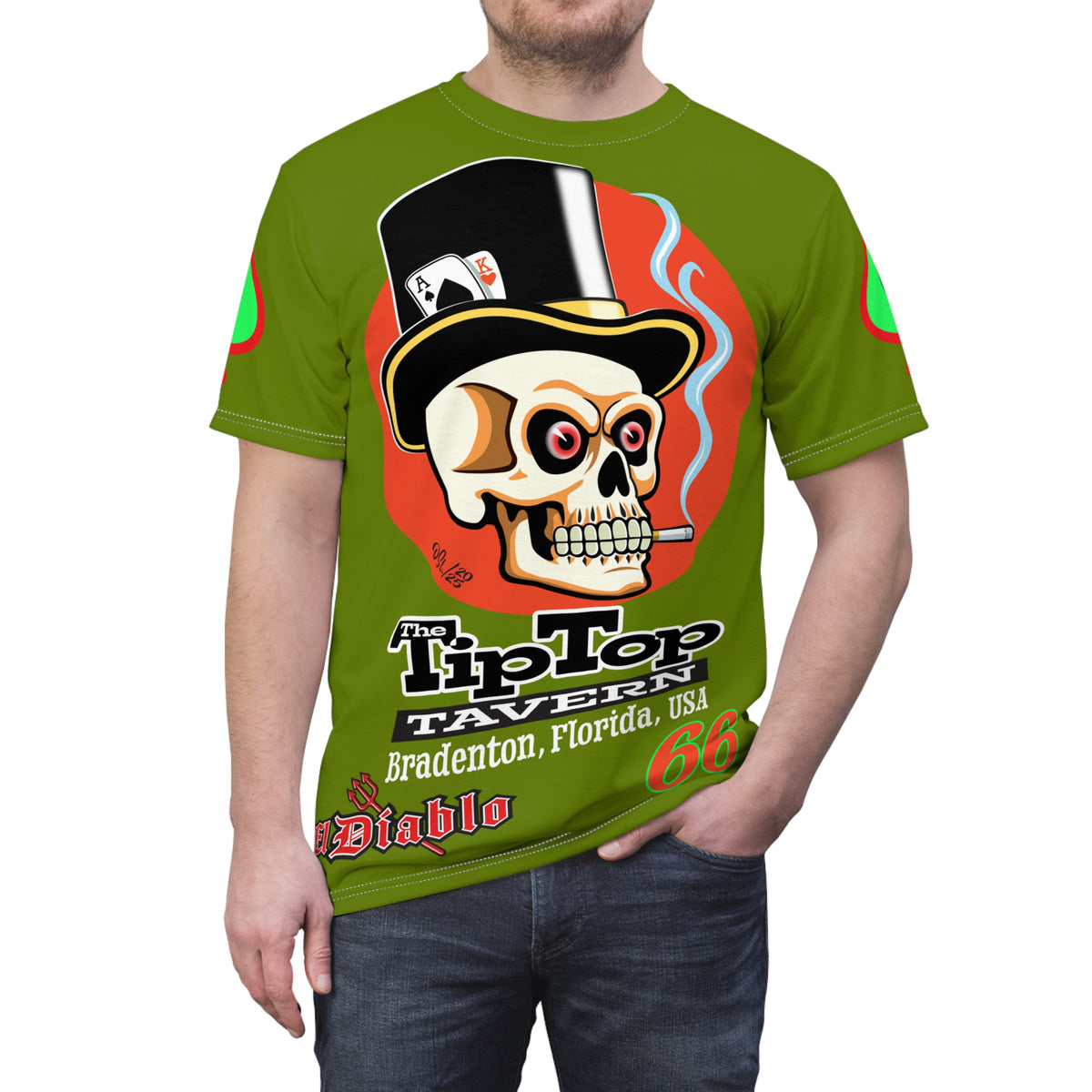 Tip Top Tavern Dive Bar Super Tee - America's Best Dive Bar, Bikes Beers Babes & Bros. - Biker Bar Tee