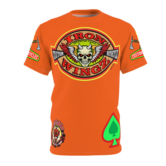 Iron WingZ Customs HiViz High Performance Motorcycle Riding Super Tee