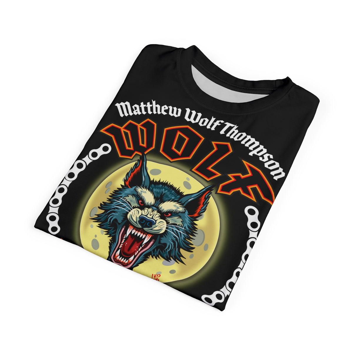 MWT Wolf Custom Motorcycles Super Tee — Viciously Cool High Performance Motorcycle Riding Shirt