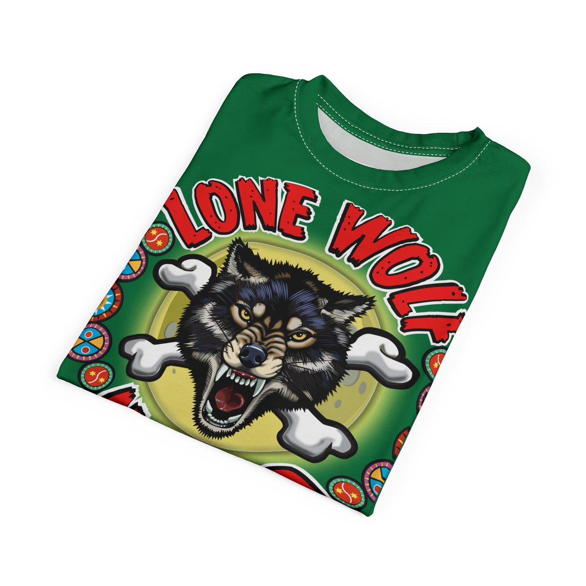 Lone Wolf Nomad HiViz Super Tee - For The Independent No Club Bikers For Life