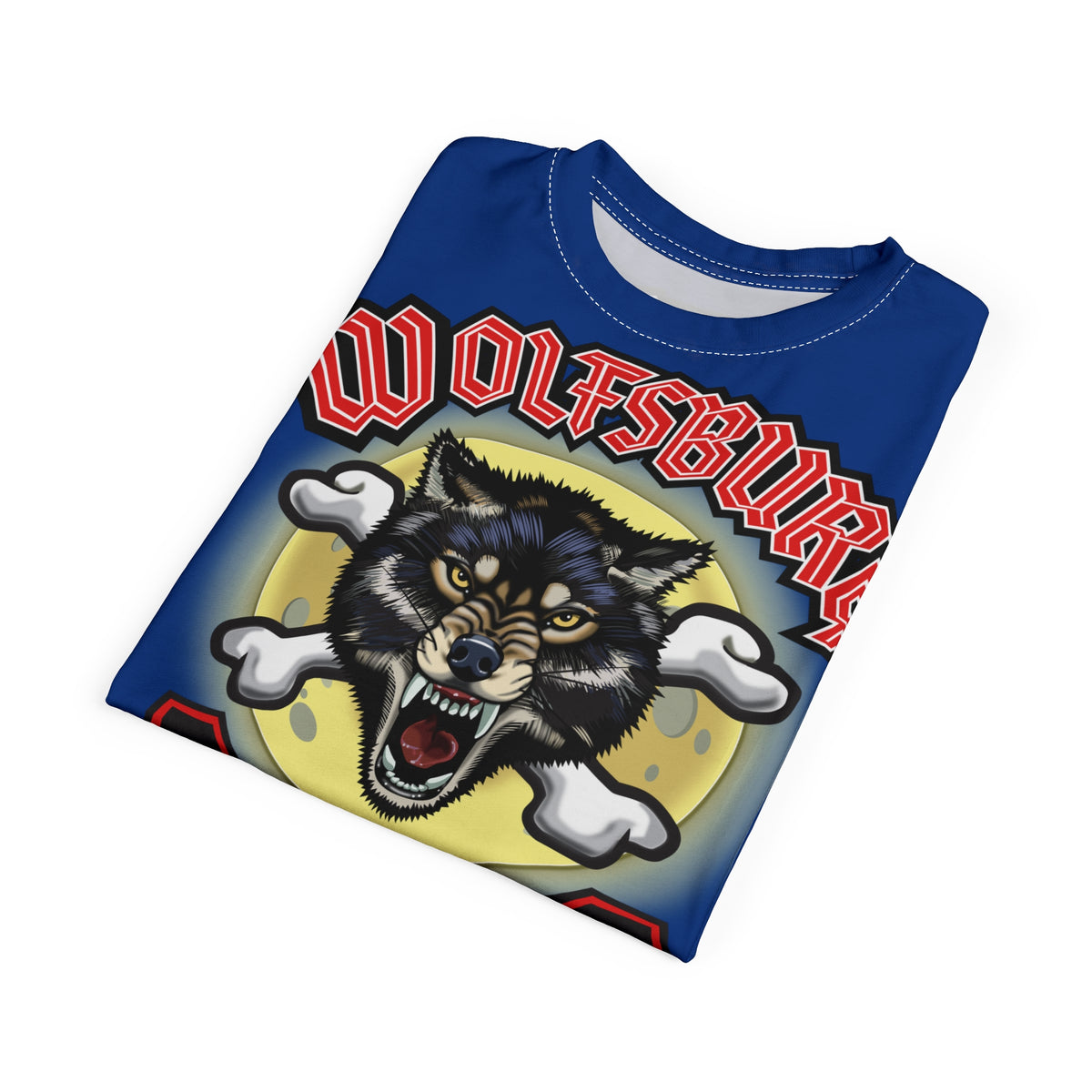 Wolfsburg Custom Cycles HiViz Graphic Super Tee for Bikers