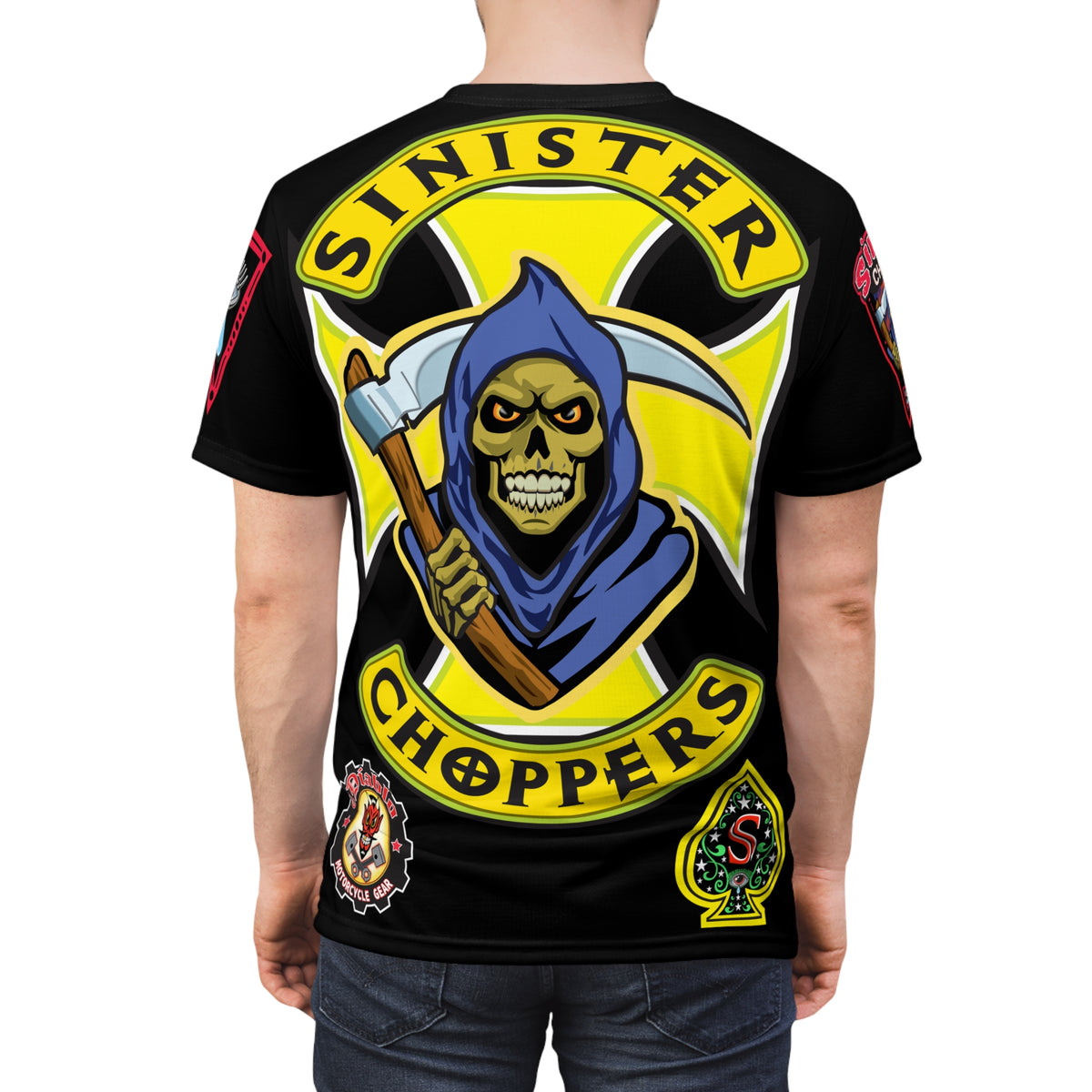 Sinister Choppers - Reaper - HiViZ Super Tee - See & Be Seen - Spectacular Custom Motorcycle Riding Gear