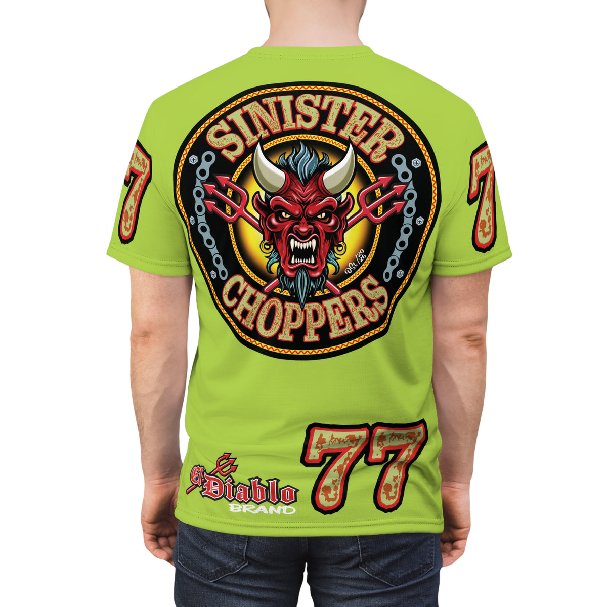 SRT Sinister Choppers HIVIZ SPECIAL SUPER RIDING TEE— Ride Cool Look Cool in our Best Super Tee