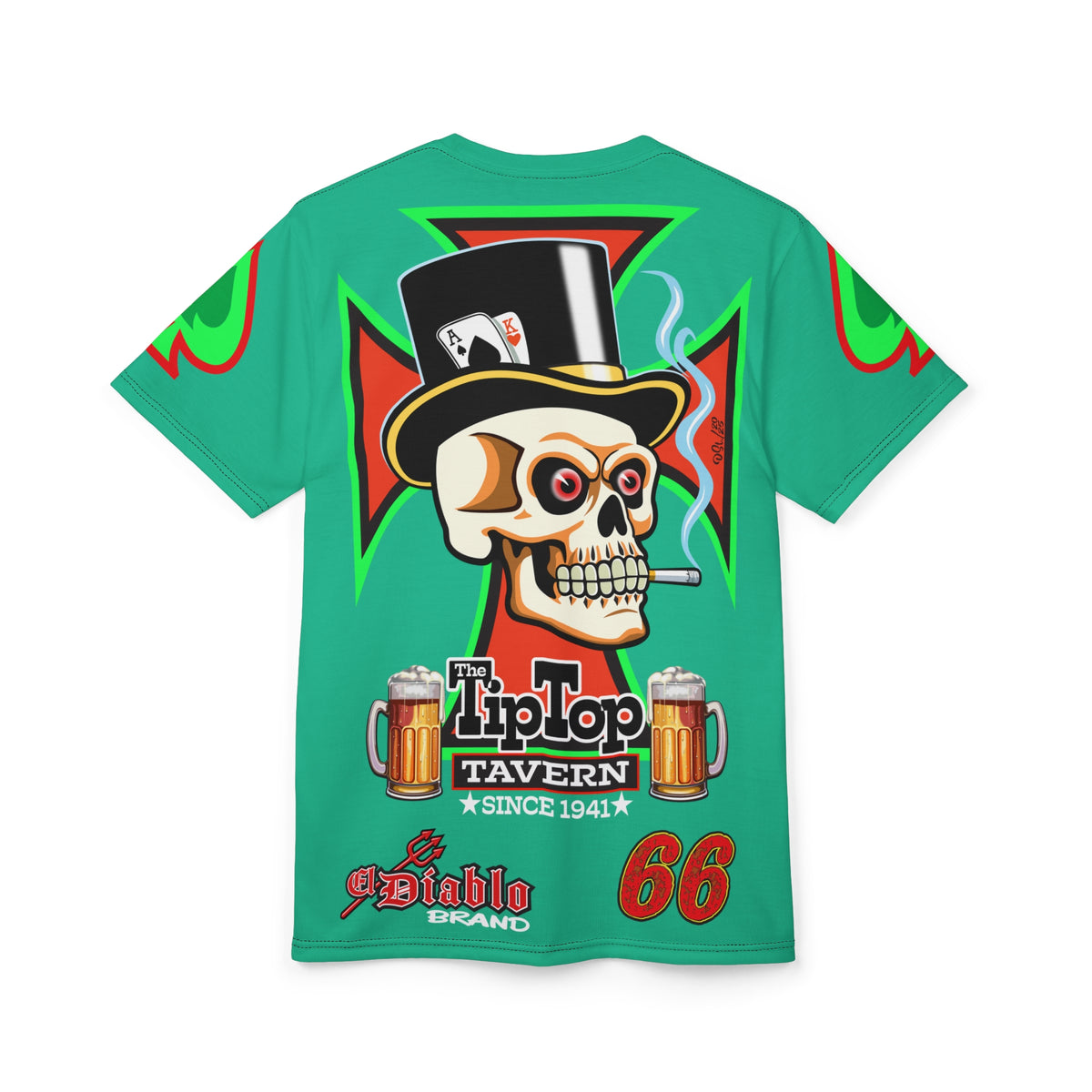 Tip Top Tavern Dive Bar Super Tee - America's Best Dive Bar, Bikes Beers Babes & Bros. - Biker Bar Tee