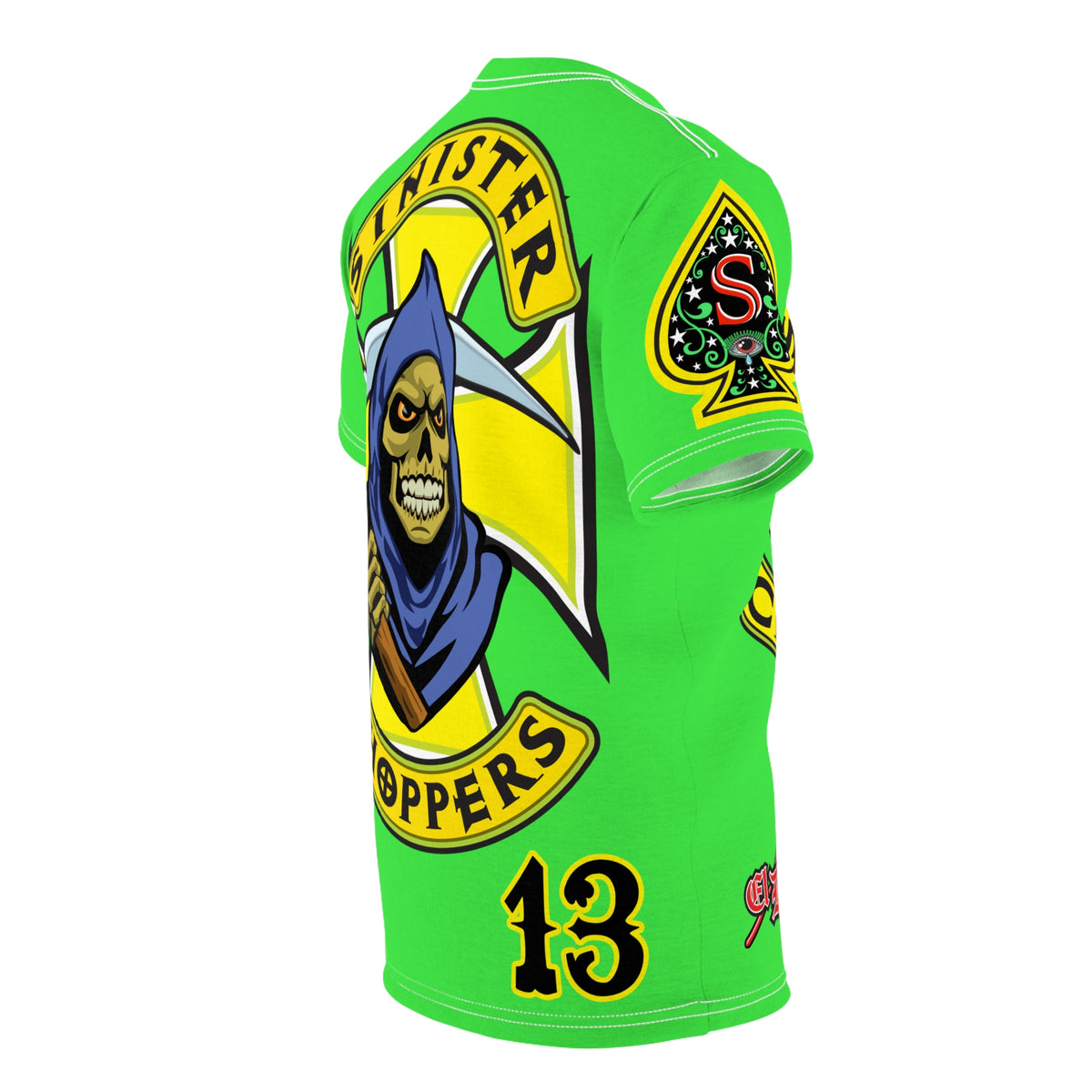 VERY SPECIAL  Sinister Choppers Custom Motorcycles - Custom  HiViZ LUMINA  Super Riding Tee - High Performance Riding Wear