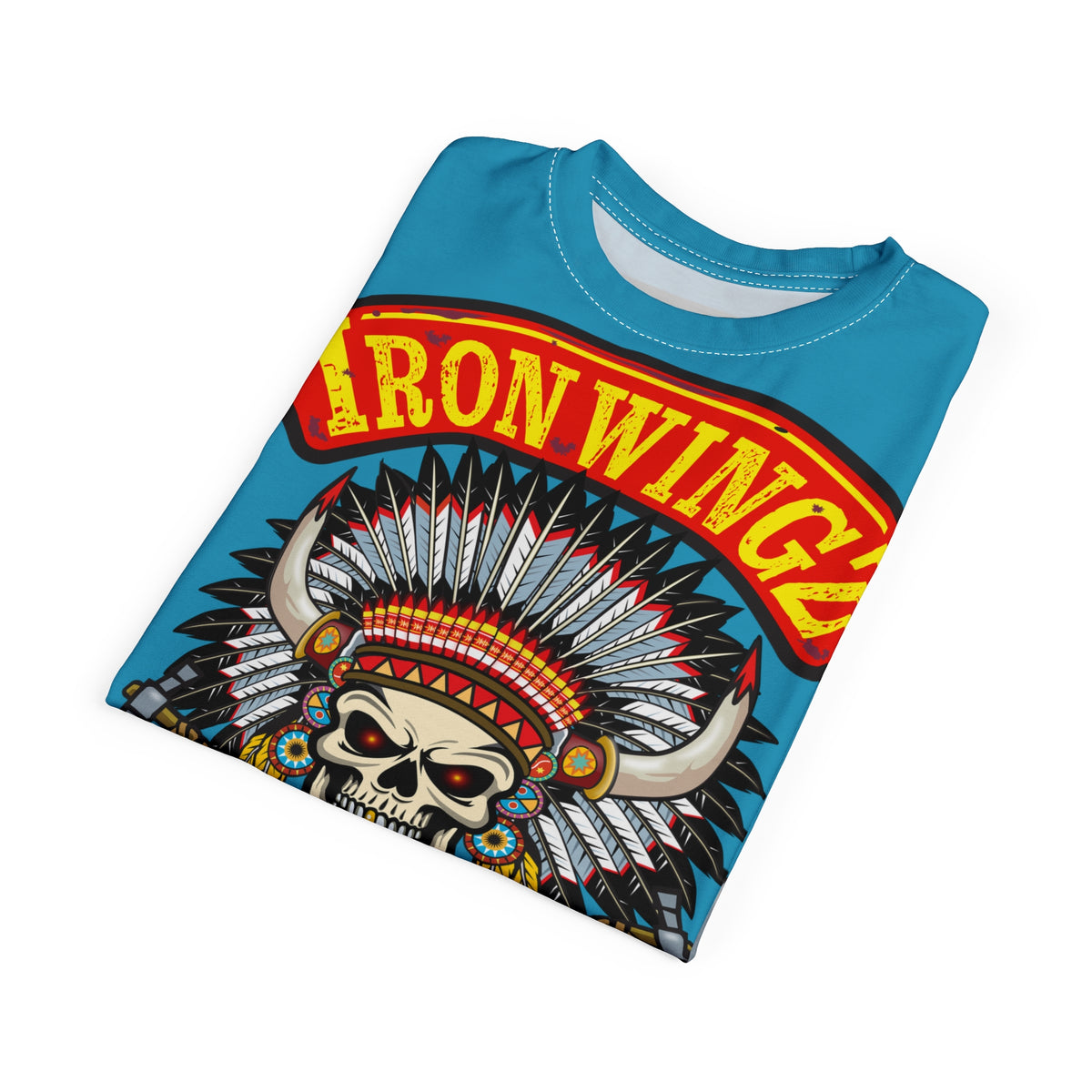 Iron Wingz Garage HiViZ Motorcycle Rider Super Tee