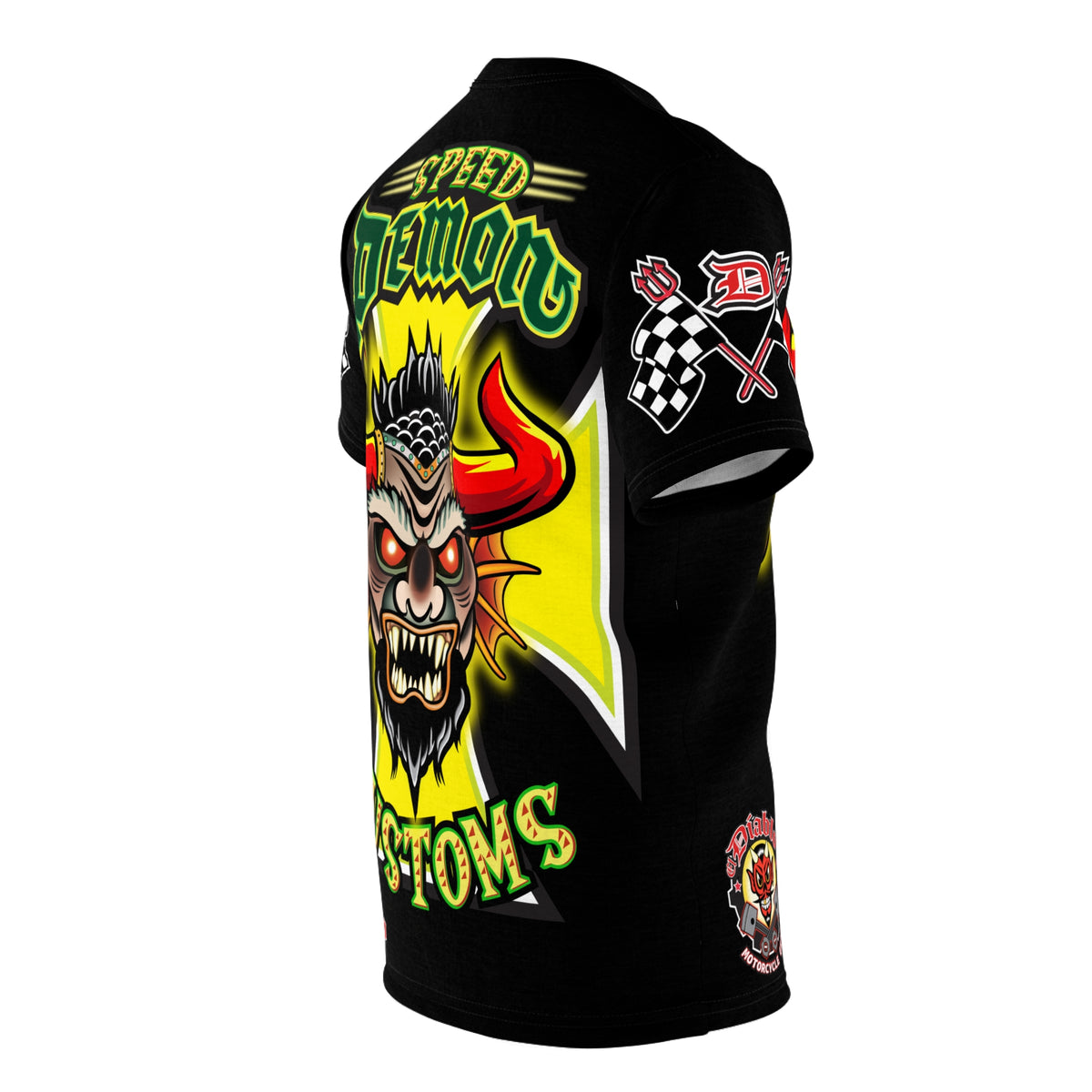 Speed Demon HiViz Custom Motorcycle Super Tee