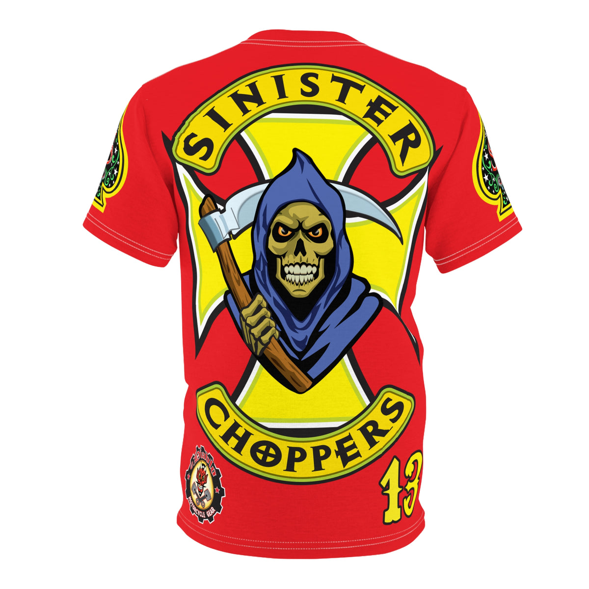 Sinister Choppers Custom Motorcycles - Reaper HiViZ Super Tee - High Performance Riding Wear