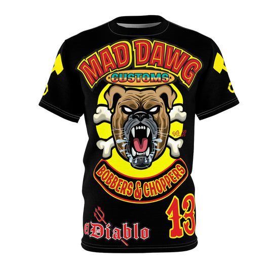 Mad Dawg Customs HiViz, High Performance Super Tee - Mad Dawgs & Bad Dawgs must have Riding Super Tee