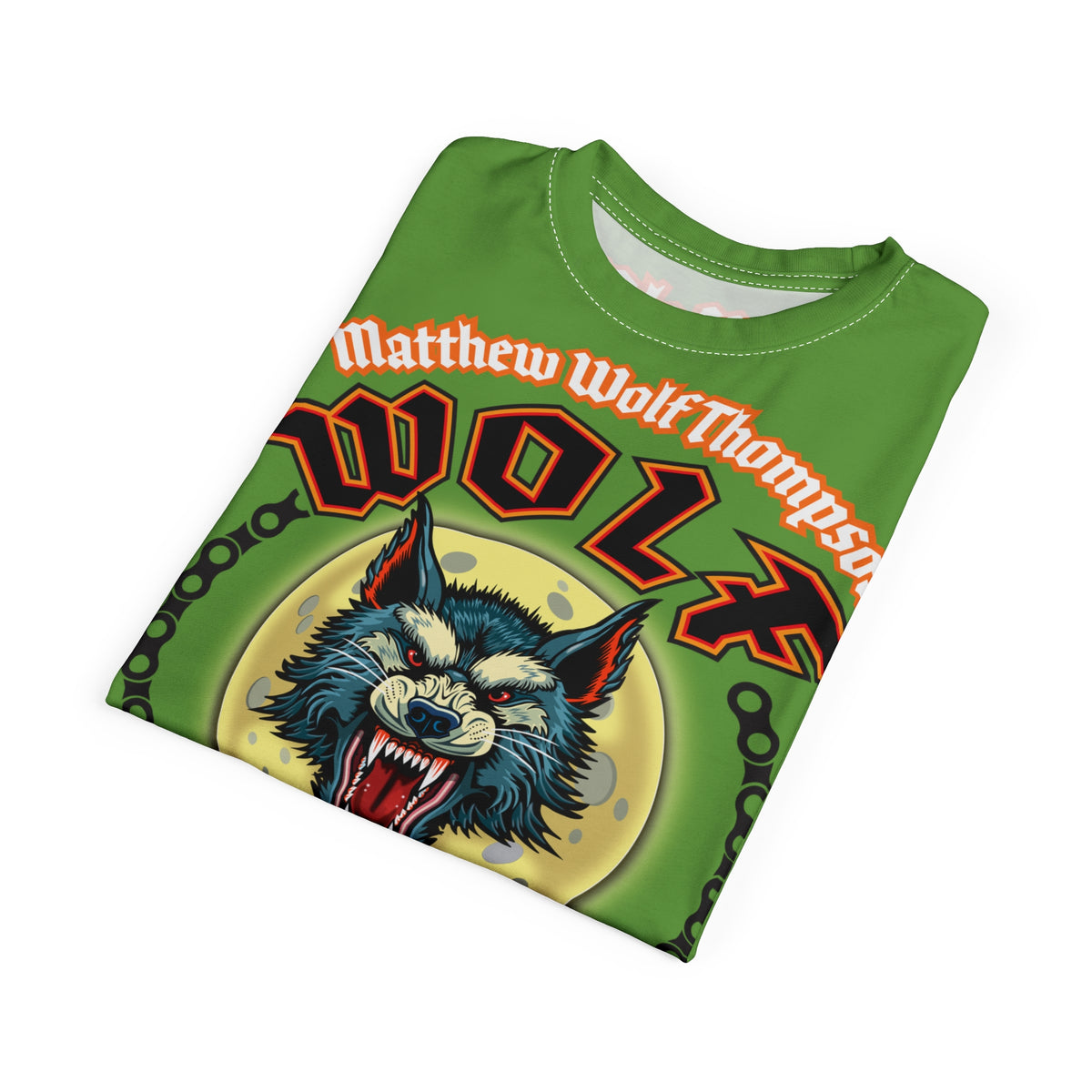 MWT Wolf Custom Motorcycles Super Tee — Viciously Cool High Performance Motorcycle Riding Shirt