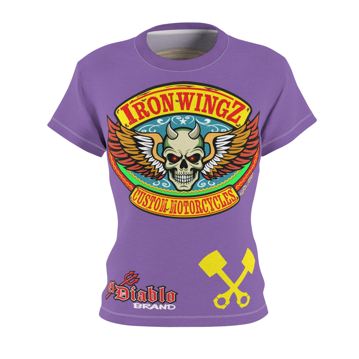 Women's Cut IronWingZ Custom Motorcycles  Graphic Tee — HiviZ Graphics