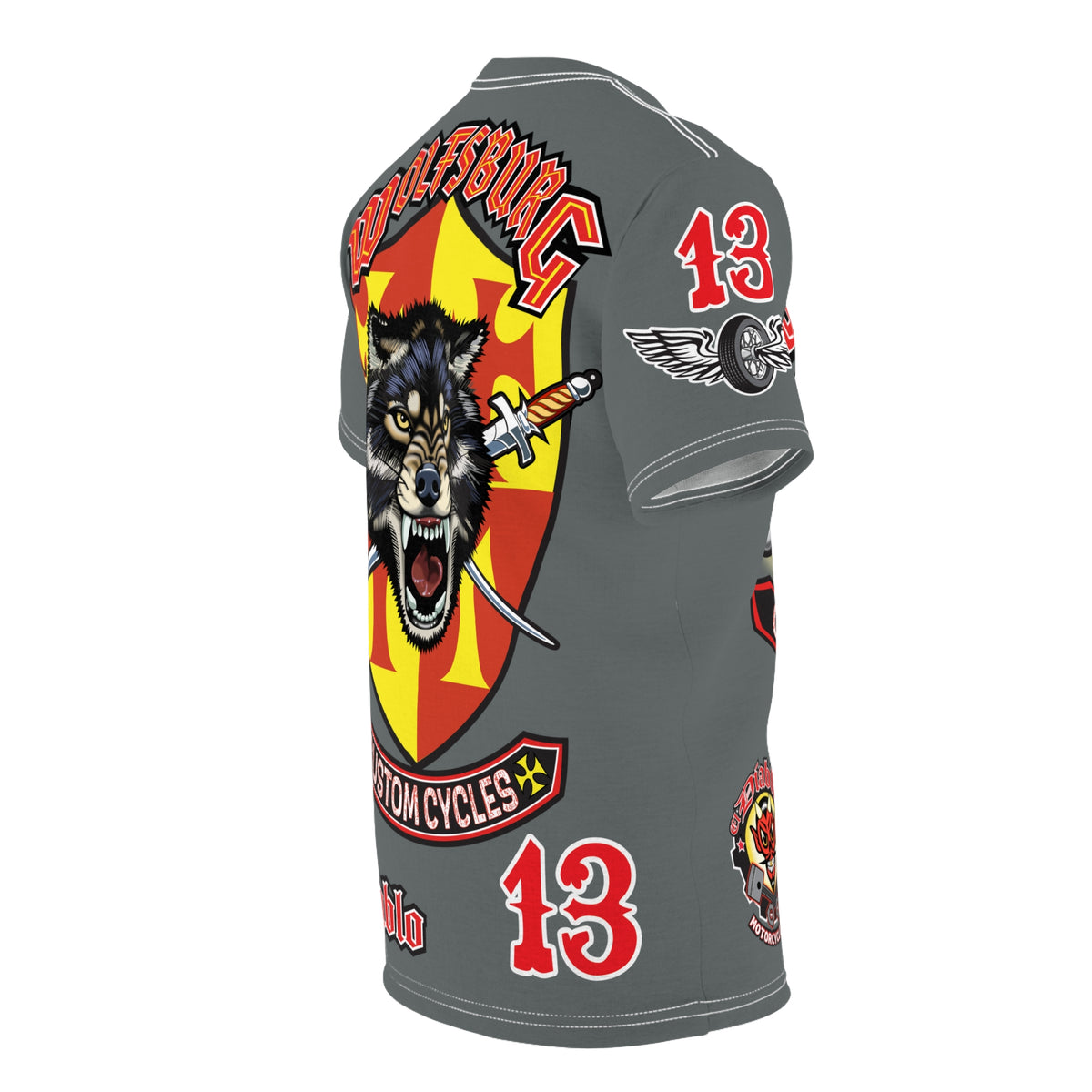 Wolfsburg Custom Cycles HiViz Super Tee - High Performance Motorcycle Riding Tee