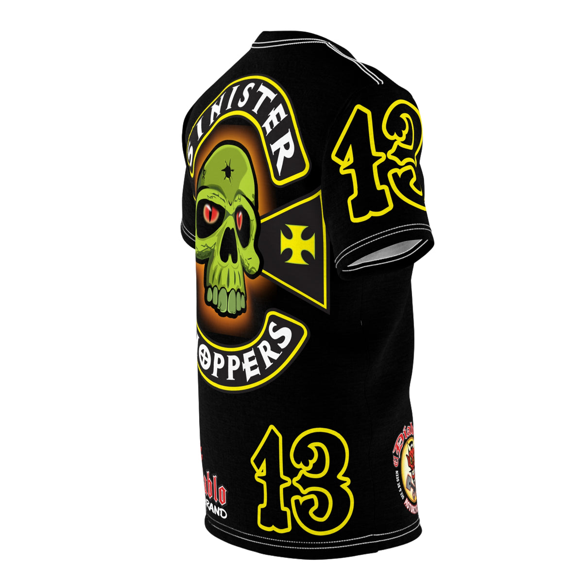 SRT Sinister Choppers  Super Riding Tee - Clean, Beautiful, Design - Outrageous Biker Gear