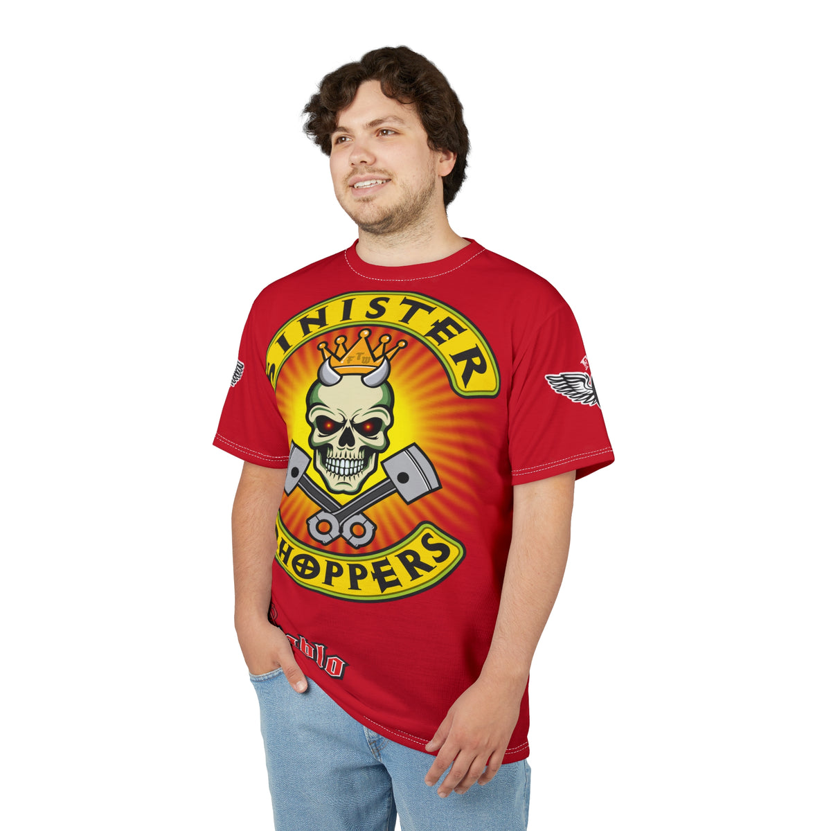 Sinister Choppers HiViz Super Tee - Custom Designed Motorcycle Riding Gear