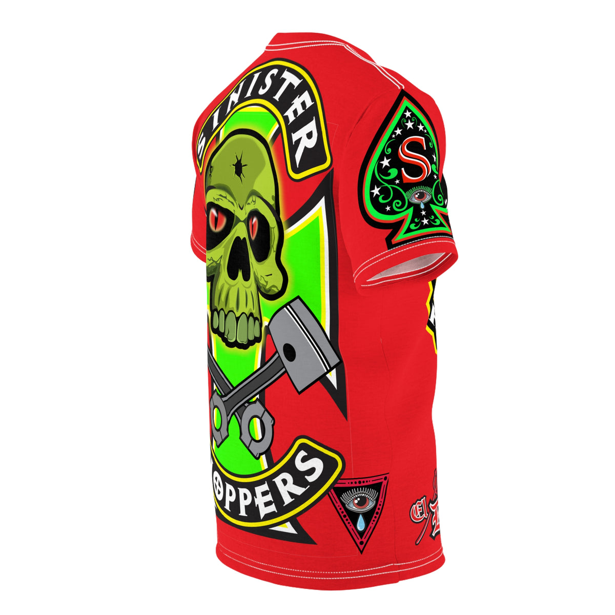 Sinister Choppers Red Baron Spectacular Road Warrior Super Tee