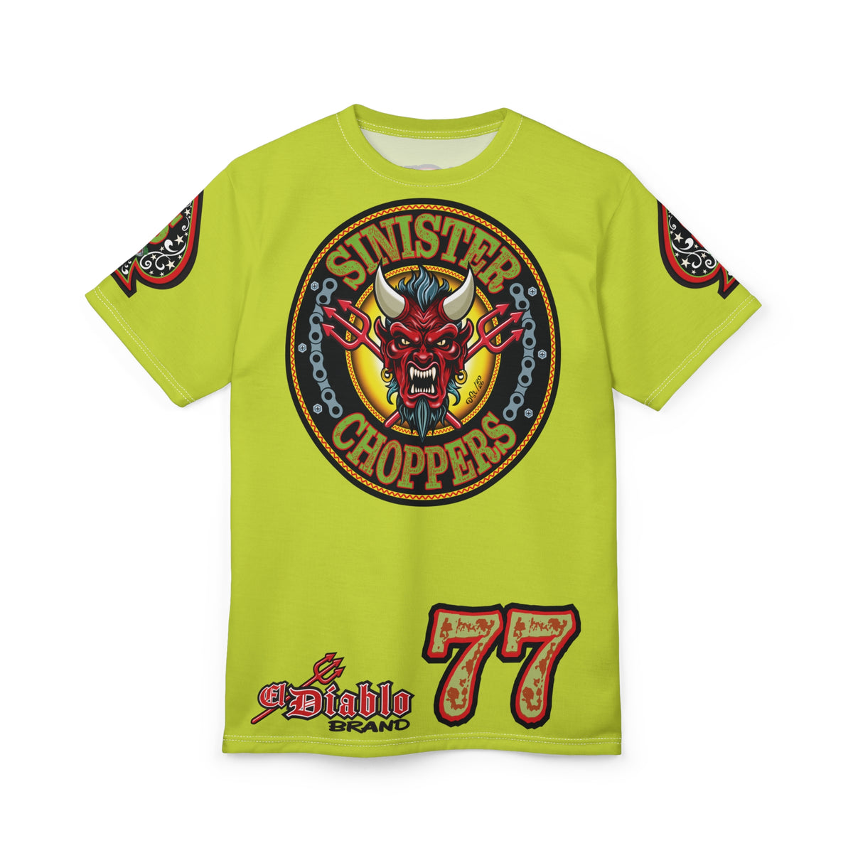 VERY Special Sinister Choppers BIG D HIVIZ SUPER TEE— Ride Cool Look Cool in our Best Super Tee