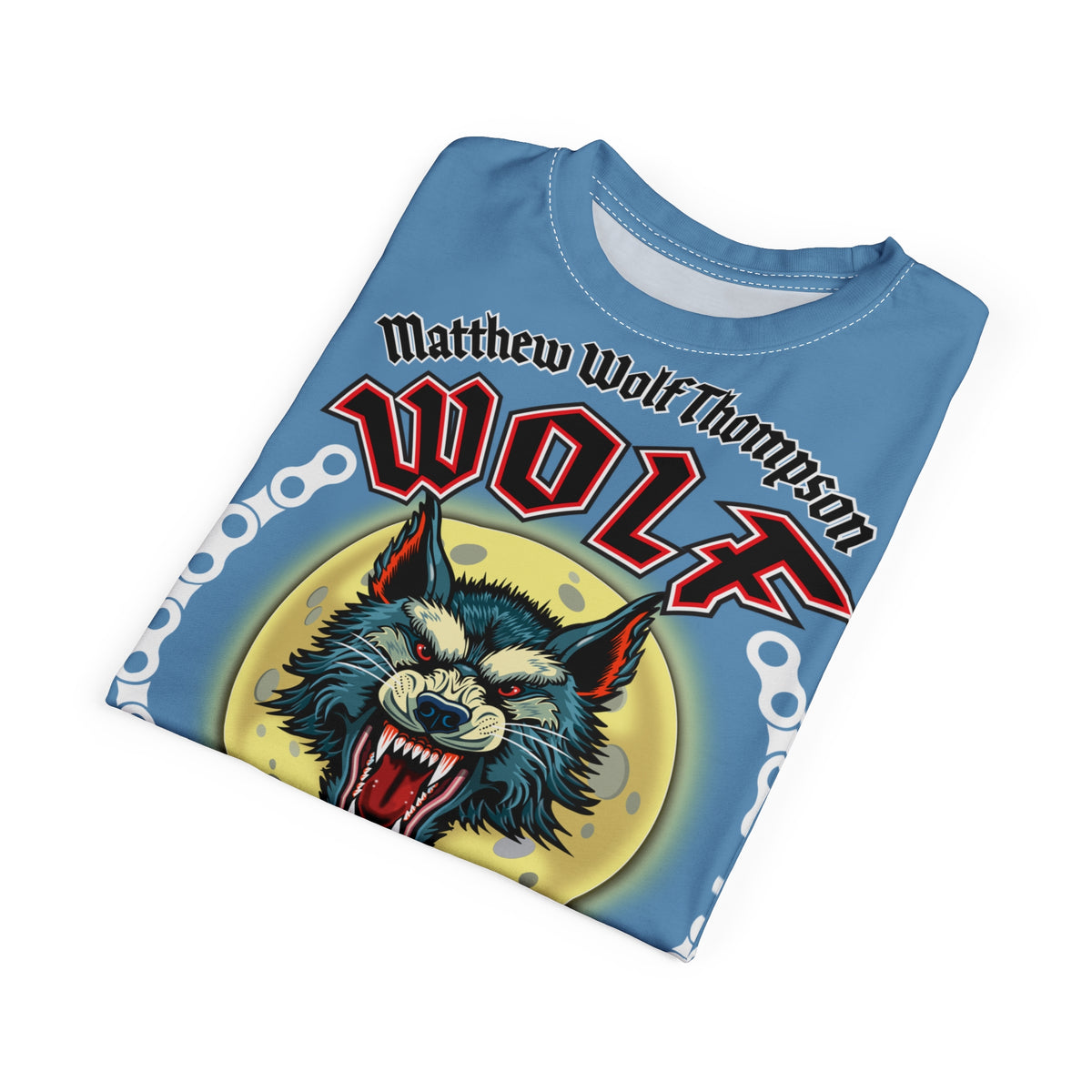 MWT Wolf Custom Motorcycles Super Tee — Viciously Cool High Performance Motorcycle Riding Shirt